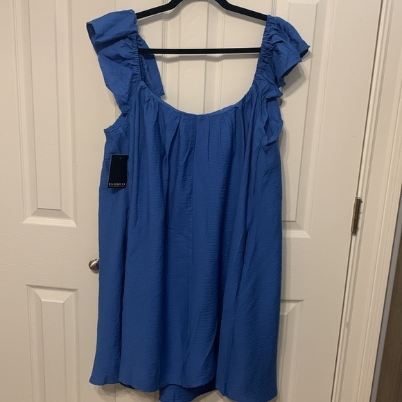 Eloquii Puff Sleeve Plus Mini Dress - Picture 5 of 10